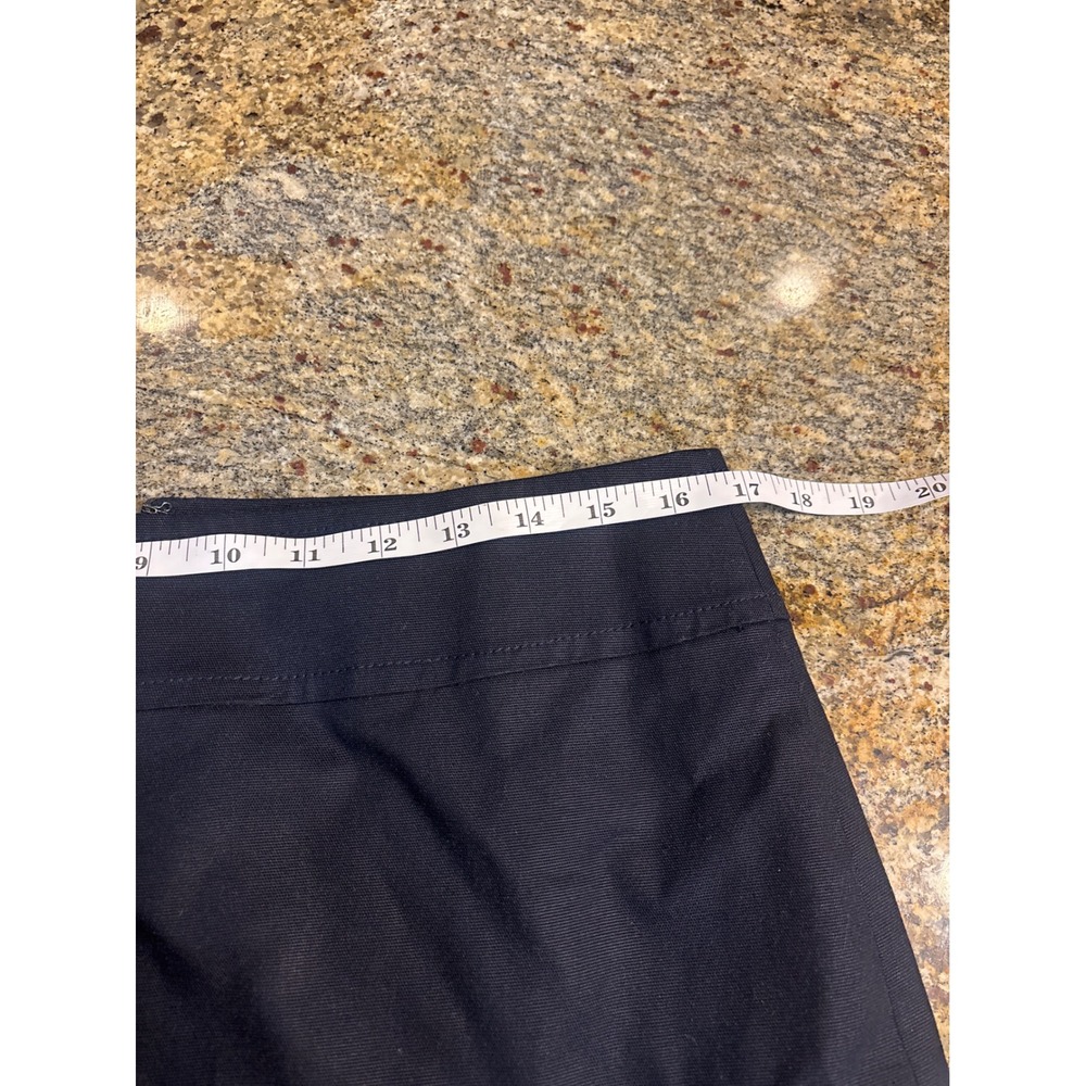 Talbots Womens Navy Blue Nautical Sailboat Mini Skirt Size 8 Red White Coastal - Picture 6 of 7